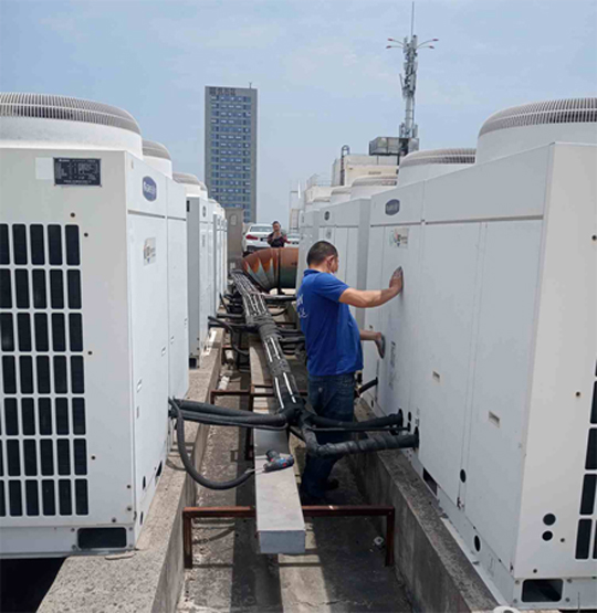 桃源中央空调制热和不制冷系统维修方法